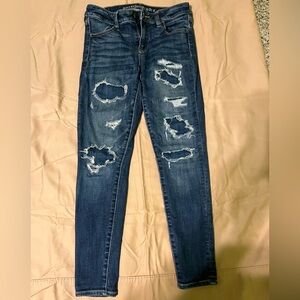 American Eagle Distressed Skinny Jeans